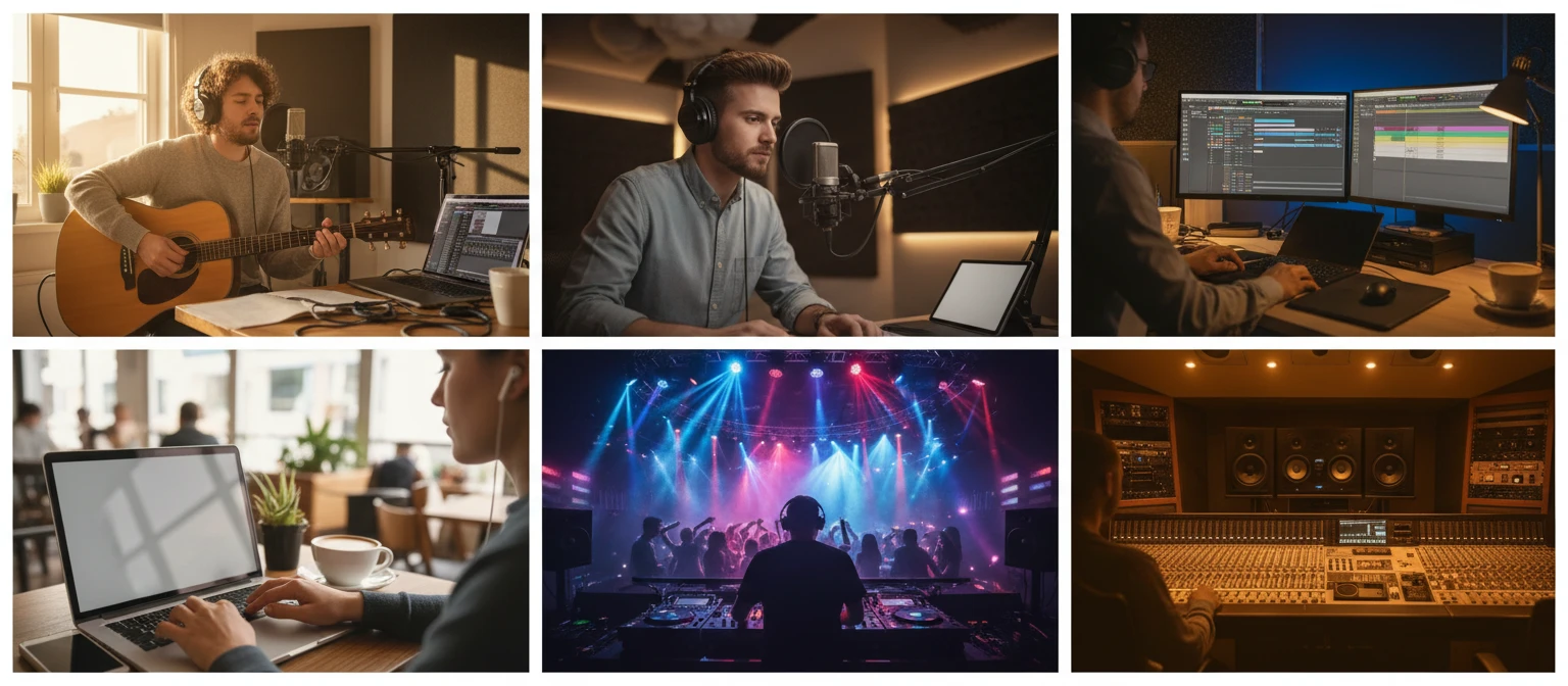 Musicians, podcasters, video editors, and developers working with audio