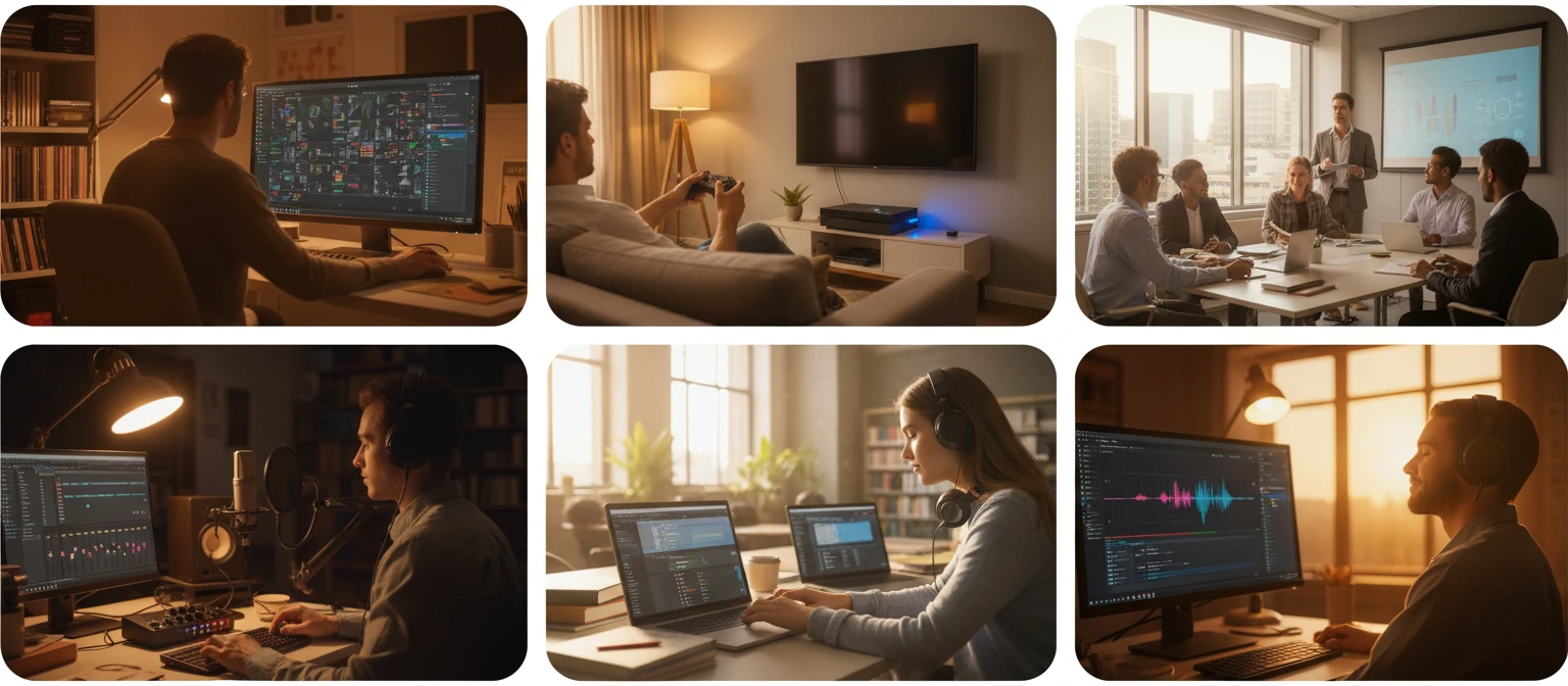 Windows users, Xbox gamers, and corporate professionals working with WMA audio