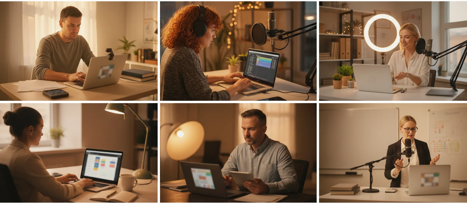 Developers, podcasters, content creators, and educators extracting WebM audio