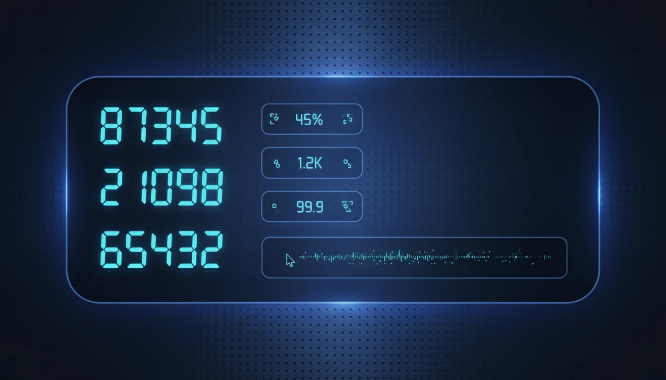 Live text statistics updating as someone types